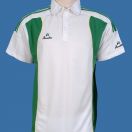 Professional Shirt Green, White & Gold