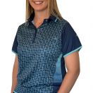 Style 23 Blouse Navy-Turquoise